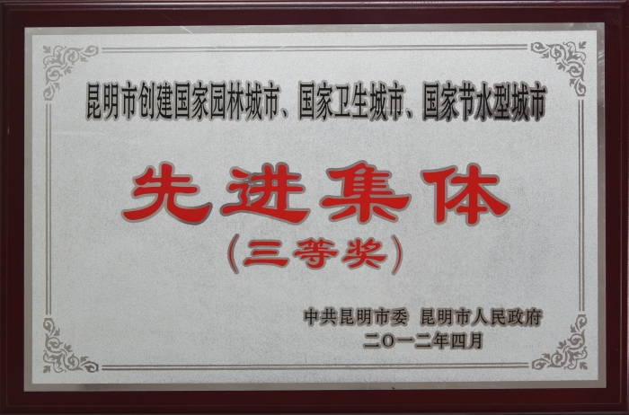 2012年昆明市創(chuàng)建全國文明城市先進(jìn)集體三等獎(jiǎng) 2012年昆明市創(chuàng)建全國文明城市先進(jìn)集體三等獎(jiǎng)